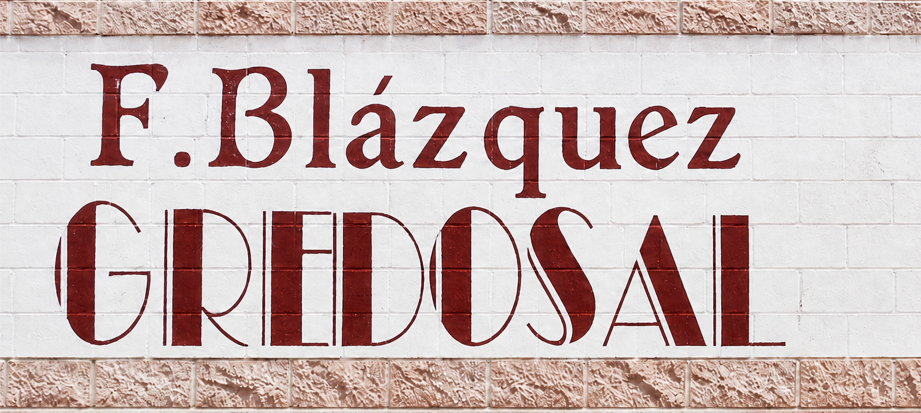 Gredosal · F. Blázquez · carpintería de aluminio y cristal